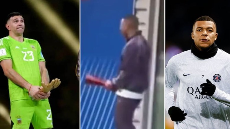 VIDEO/ Kylian Mbappe e ka mendjen te finalja e humbur në Katar, sulmuesi bën gjestin e Emi Martinez