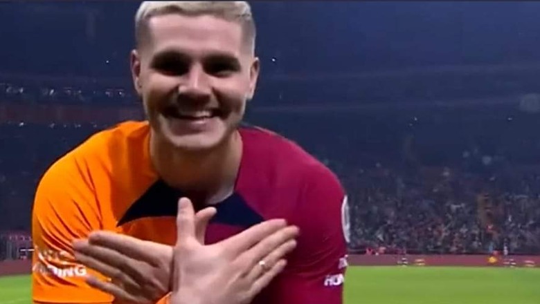 VIDEO/ Provokacia! Mauro Icardi vendos ndeshjen dhe feston me 'shqiponjë'