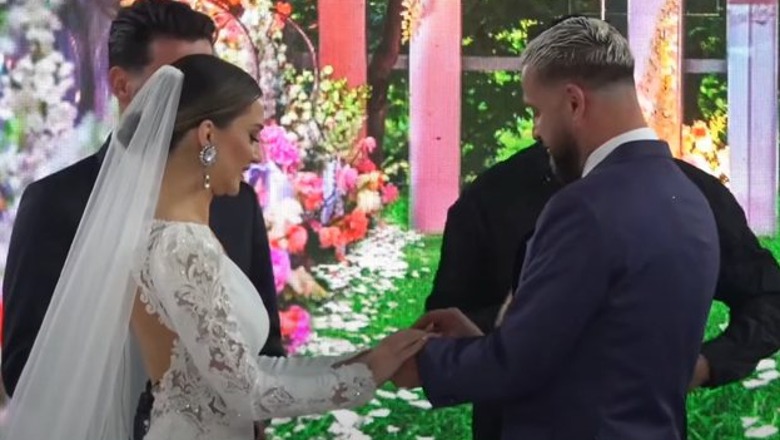 Jo vetëm bota e showbizit edhe Berisha uron Kiarën dhe Luizin për dasmën e tyre: Jetë të lumtur çiftit