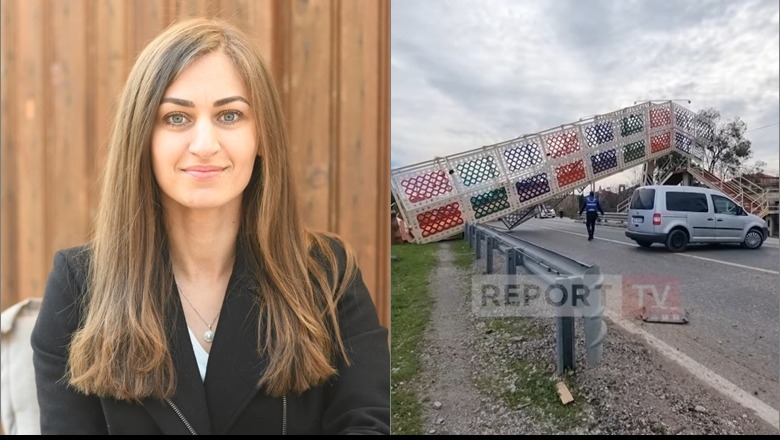 Shembja e mbikalimit në Shkodër, ministrja Bilali: U dëmtua nga një goditje, rrjetet sociale na kanë kthyer në 'gjykatës tastierash'