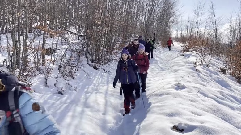 Rama ndan video nga Puka e mbuluar me dëborë: Mali i Krrabit ndër destinacionet më të preferuara në dimër