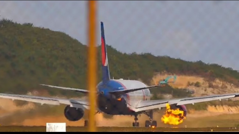 Me 321 pasagjerë në bord, avioni në Tajlandë përfshihet nga flakët pak momente pas nisjes (VIDEO)