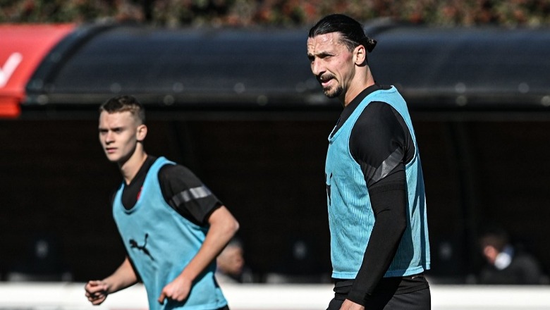 Zlatan Ibrahimovic zbret në fushë për Milanin, në një ekip me të birin