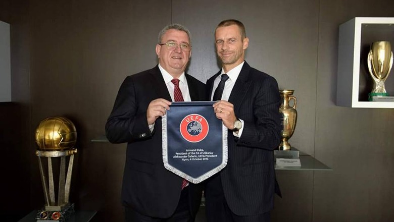 UEFA zyrtarizon kandidatët për president dhe anëtarë të Komitetit Ekzekutiv, Armand Duka në garë për mandatin e dytë
