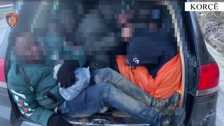 Njëri ‘ruante’ policinë, tjetri i jepte makinës në gjendje të dehur, në pranga 2 vëllezërit në Korçë! Tentuan të transportonin 13 emigrantë