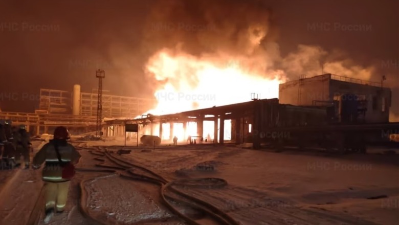 Shpërthim në një rafineri nafte në rajonin Krasnodar të Rusisë