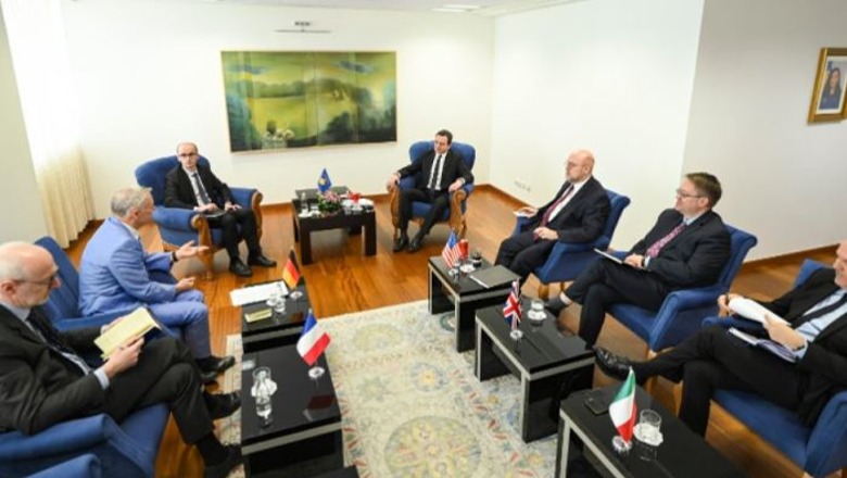 Kurti në takim me ambasadorët e QUINT-it: Procesi i anëtarësimit në KiE, duhet të vazhdojë pa vonesë