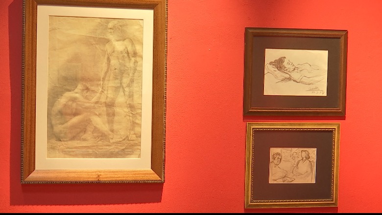 Ekspozohen vepra të pazbuluara të Guri Madhit, mes tyre abstraksione e nudo të ndaluara në diktaturë