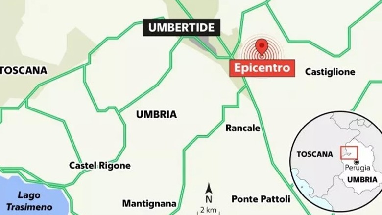 Tërmet me magnitudë 4.4 në Perugia të Italisë, ndihet në Toskanë dhe Marche! Mbyllet Universiteti i Perugias
