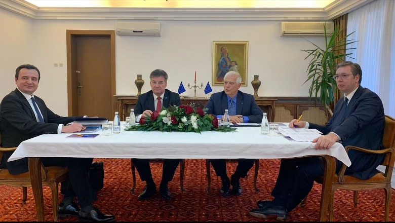 12 orë negociata historike në Ohër, Kosova dhe Serbia arrijnë një marrëveshje për planin evropian por palët nuk nënshkruajnë! Borrell: Caktohet rruga drejt pajtimit