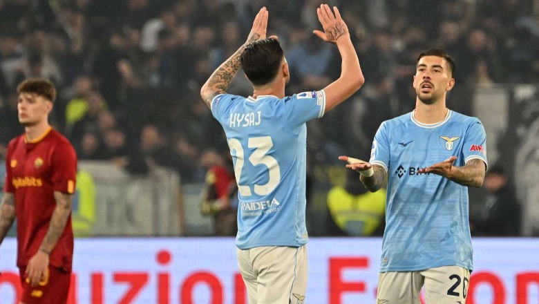 VIDEO/ Pesë kartona të kuq, gol i anulluar dhe shumë tension! Lazio mund Romën në derbin e Serie A
