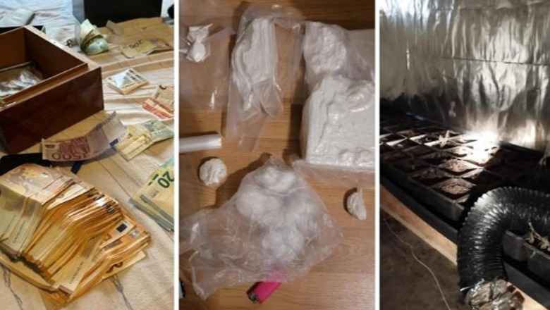 FOTO /Shkatërrohet grupi kriminal shqiptar në Belgjikë, 18 të arrestuar! 160 policë në aksion, sekuestrohet kanabis, kokainë, mijëra euro e 33 mjete luksoze