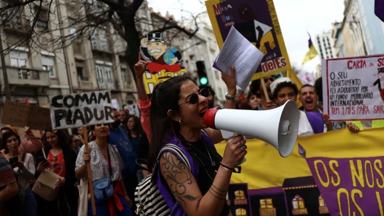 'Kriza e strehimit' në Portugali, mijëra protestues kundër rritjes së çmimeve për qiratë e banesave
