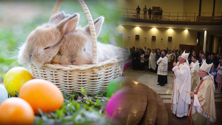 Besimtarët katolikë e protestantë kremtojnë Pashkën, urojnë krerët e shtetit dhe politikës! Imzot Arjan Dodaj: Të fryjë një fllad i ri në shoqëri! Mesazh edhe për politikën
