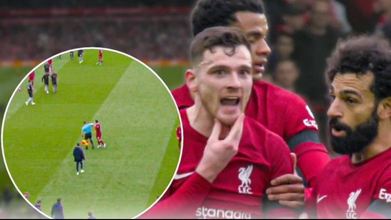 VIDEO/ E pazakontë, arbitri godet futbollistin e Liverpool-it në fytyrë