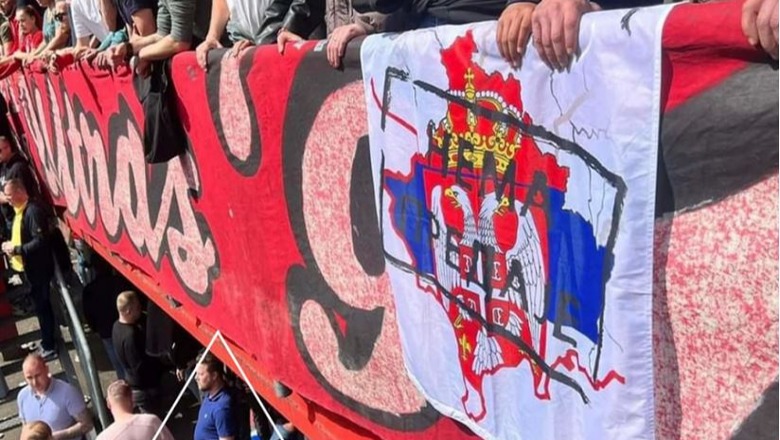 'Kosova është Serbi', skandal në futbollin holandez, tifozët e Twentes bëjnë gjestin e shëmtuar