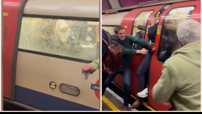 VIDEO/ Panik në Londër, metroja mbushet me tym, pasagjerët mbesin të bllokuar, thyejnë xhamat për të dalë jashtë