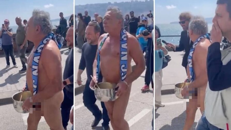 Aktori italian mban premtimin, del nudo në qytet pas titullit të Napolit (VIDEO)
