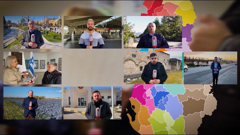14 maji, Report Tv  transmetim maratonë në çdo cep të Shqipërisë! Dhjetëra gazetarë në terren dhe analizë në studio deri në shpalljen e 61 fituesve