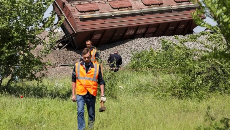 Shpërthim në Krime, një tren me grurë del nga shinat