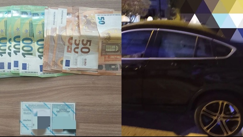 EMRAT/ Arrestimi i Laert Haxhiut në Greqi, u kap bashkë 2 shqiptarë të tjerë! Iu sekuestrohen 1400 euro si dhe një BMW X6