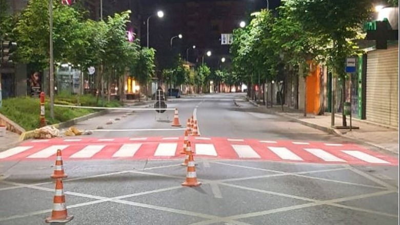 Përfundon puna për vendkalimet e këmbësorëve në dy nyjet kryesore te Rrugës së Dibrës në Tiranë