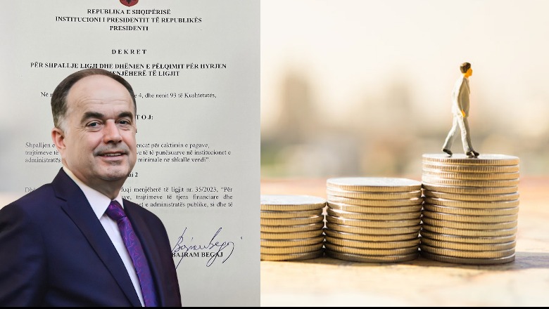 Presidenti Bajram Begaj dekreton tre ligjet për rritjen e pagës së deputetëve, ministrave dhe administratës