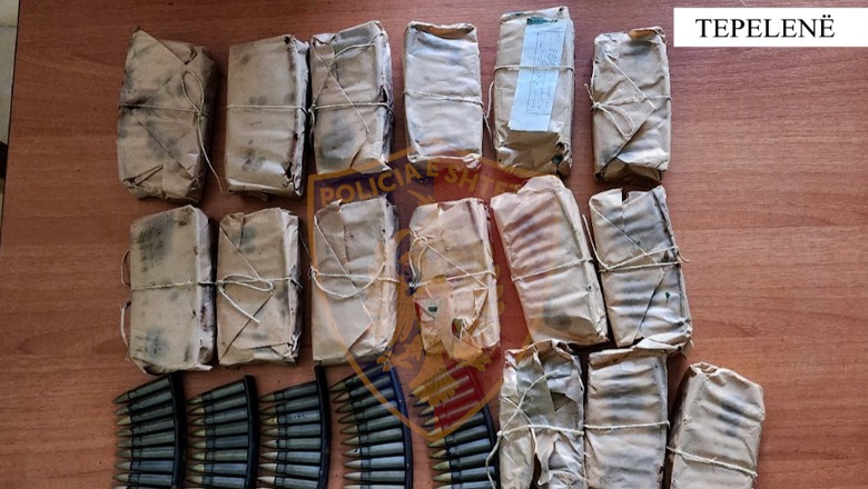 Iu gjet kaseta metalike me 540 fishekë luftarakë, arrestohet 39 vjeçari në Tepelenë (EMRI)