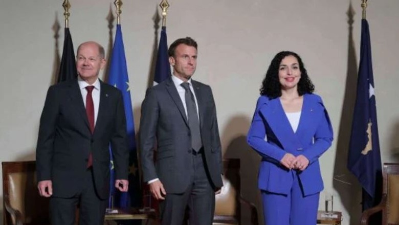 Presidentja Osmani sot në Moldavi, takim me Macron dhe Scholz