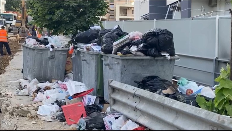 Konflikti Leli-Duka lë Vlorën turistike në plehra! Kontejneret dy ditë pa pastruar, mbeturinat në rrugë