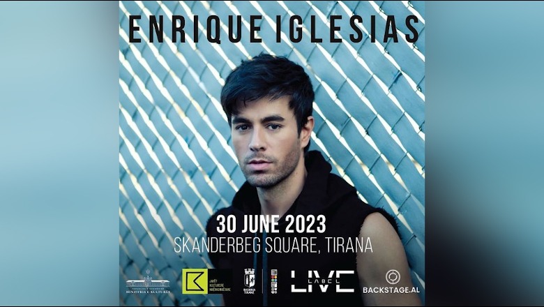Nis numërimi mbrapsht! Ylli spanjoll i muzikës Enrique Iglesias mbërrin në Tiranë më 30 qershor