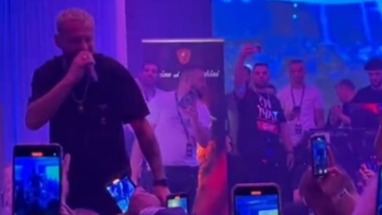 VIDEO/ Fansi 'i çmendur' heq Rolex-in nga dora dhe ia dhuron Luizit gjatë koncertit, ja reagimi i këngëtarit