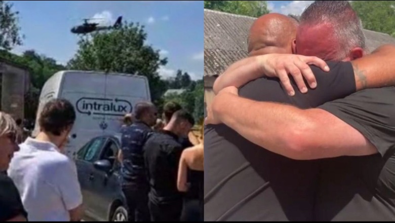 VIDEO/ 45-vjeçari në Belgjikë sajon vdekjen e tij, shfaqet me helikopter në funeral