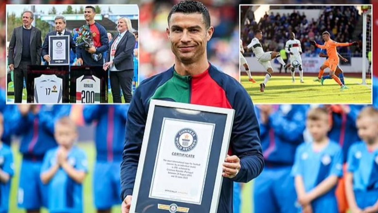 Cristiano Ronaldo futet në librin e rekordeve 'Guinness'