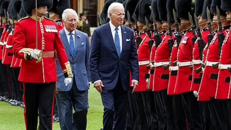 VIDEO/ Biden thyen protokollin në takimin me mbretin Charles