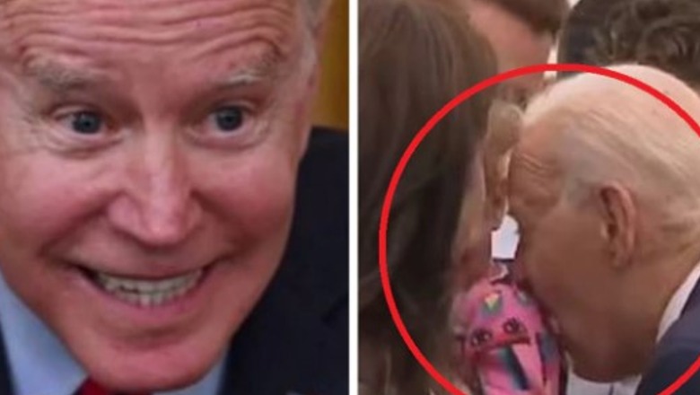 VIDEO/ Iu afrua vajzës së vogël për ta puthur por e tremb, bëhet virale videoja e Biden