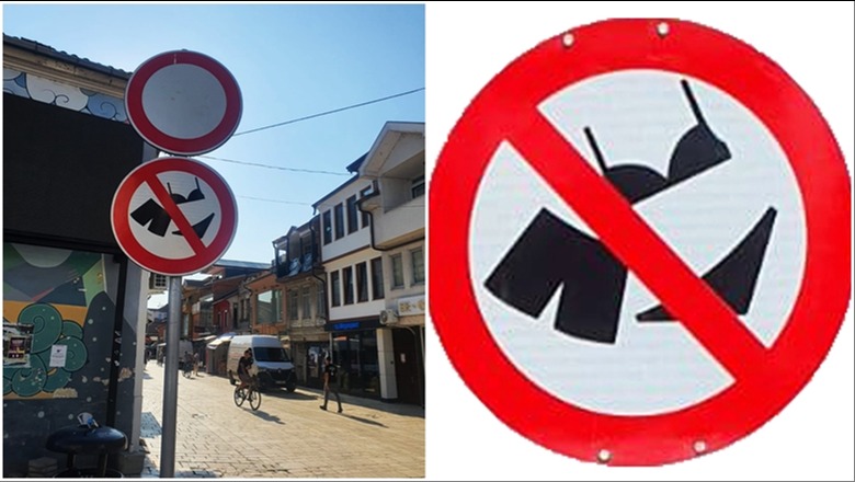 Struga ndalon shëtitjen e turistëve dhe pushuesve me bikini apo brekë plazhi në qendër të qytetit: Mos na shfaqni lakuriqësinë