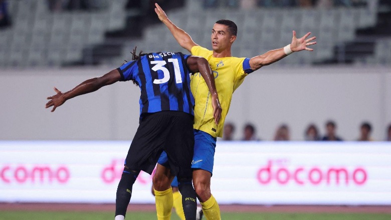 VIDEO/ Kristjan Asllani me Ronaldon në fushë, Interi dhe Al Nassr e mbyllin me 2 gola