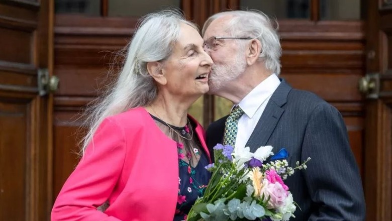Ranë në dashuri pasi u takuan në shtëpinë e të moshuarve, çifti anglez kurorëzon dashurinë në moshën 80-vjeçare