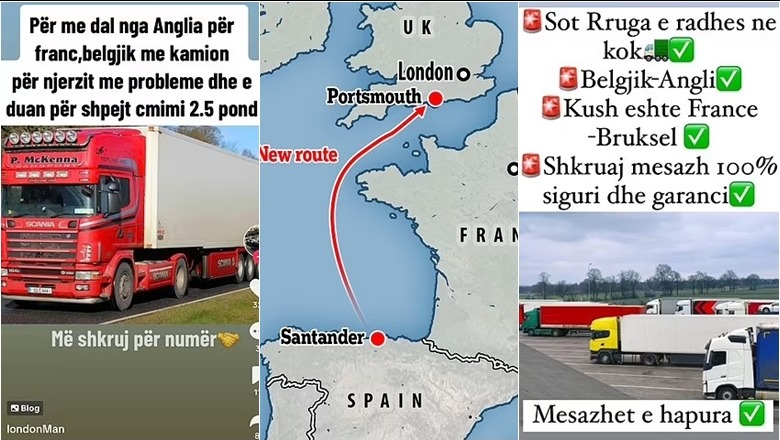 Rruga e re për në Angli, TikTok mbyll adresën e trafikantëve shqiptarë! Merrnin 14 mijë paund nga Spanja në Britani