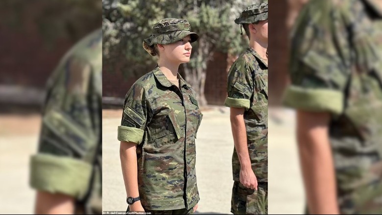 FOTOT/ Princesha ‘e luftës’, Leonor e Spanjës jo thjesht figurë ceremoniale, pozon e veshur me uniformë ushtarake