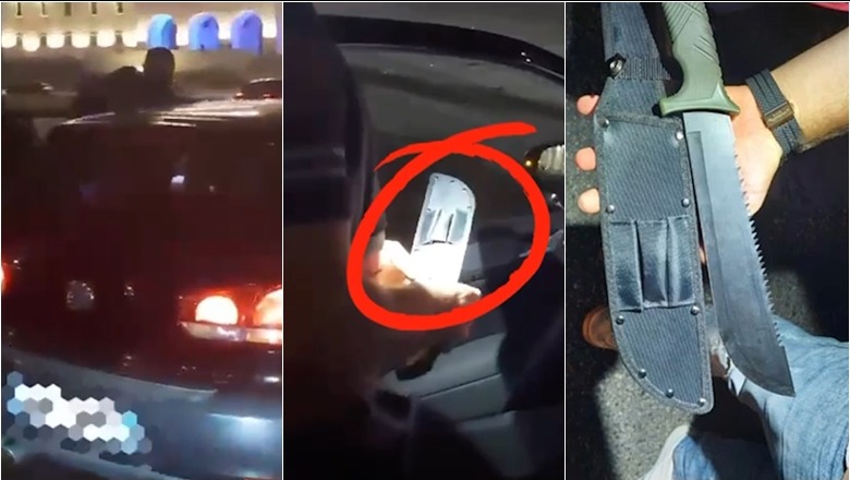 I jepte makinës nën efektin e drogës, policia rrugore arreston shoferin në Tiranë, i gjeti kokainë në makinë