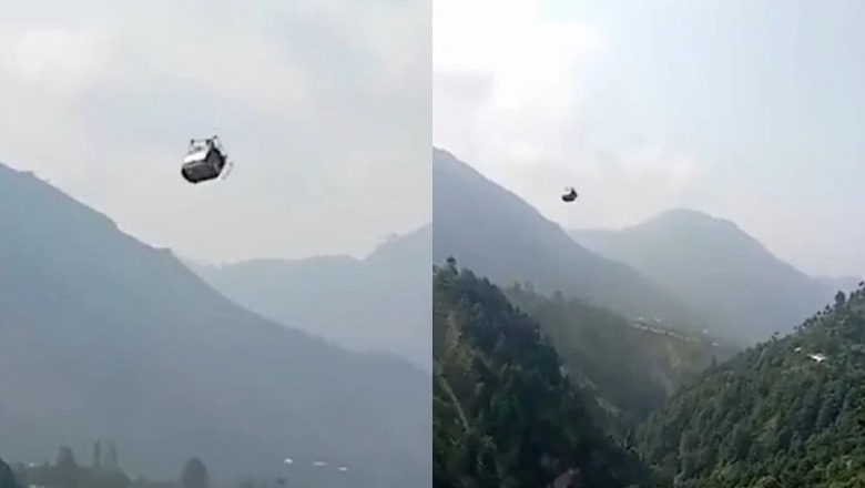 VIDEO/ Pakistan, këputet kablloja! 6 fëmijë dhe 2 të rritur prej disa orësh të bllokuar në teleferik në 274 metra lartësi! Shpëtohen pas disa orësh