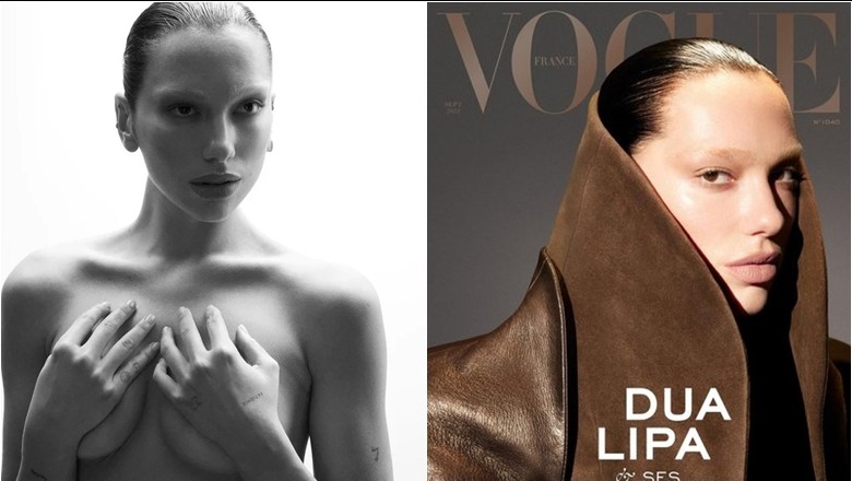 Dua pozon 'topless' për Vogue France, flet edhe për rrënjët shqiptare