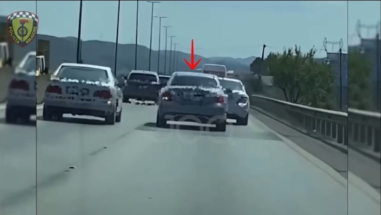 Bënte parakalime “zig-zage”, gjobitet shoferi në Tiranë, u denoncua në rrjete sociale  (VIDEO)