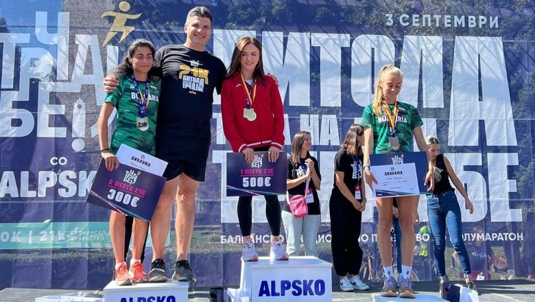 Luiza Gega s’ndalet, medalje e artë në gjysmë maratonën e Maqedonisë së Veriut