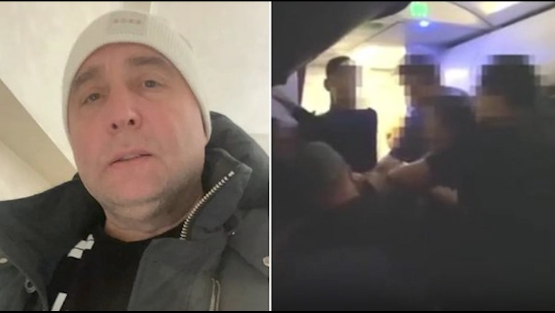 'E godita me kokë dhe stjuardesat i lidhën duart‘ shqiptari hero ndalon pasagjerin që tentoi të hapte derën e avionit që po fluturonte drejt Londrës (VIDEO)
