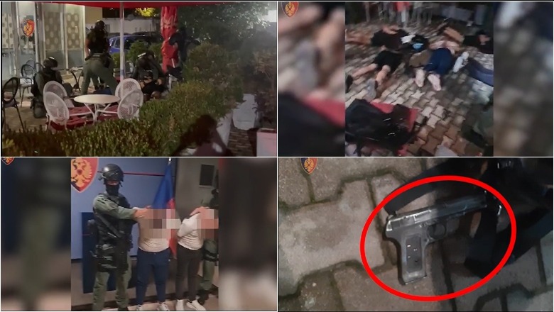 VIDEO/ Aksioni i RENEA-s në Vlorë, 6 të arrestuar! Sekuestrohen armë, mjete dhe shuma parash, pjesë e një grupi të strukturuar kriminal 