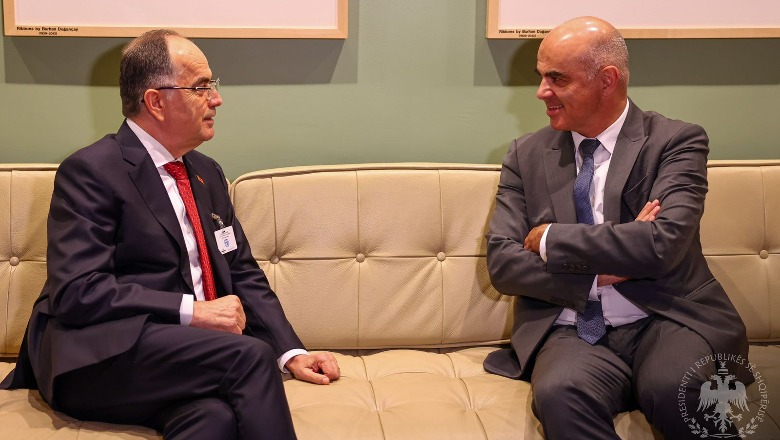 Begaj takohet me Presidentin e Konfederatës Zvicerane, Alain Berset: Komuniteti shqiptar në Zvicër, urë lidhëse mes dy shteteve tona