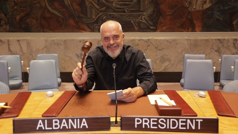 Nesër Shqipëria drejton mbledhjen për Ukrainën, Rama nga salla e KS në OKB: Më e rëndësishmja që prej fillimit të luftës, paqja e siguria prioritet! Të rritet trysnia ndaj Rusisë